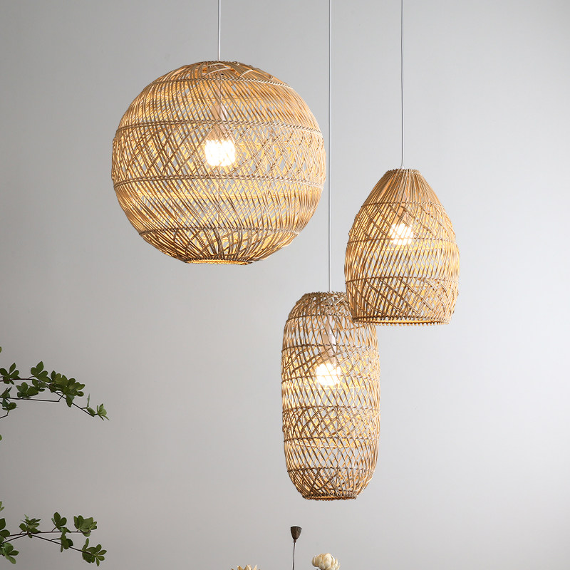 藤艺组合吊灯侘寂风设计师民宿酒店大厅餐厅个性店铺商用艺术灯具,家装灯饰光源,酒店/宴会厅/餐饮吊灯,淘宝优惠券,粉丝福利购,淘宝优惠卷