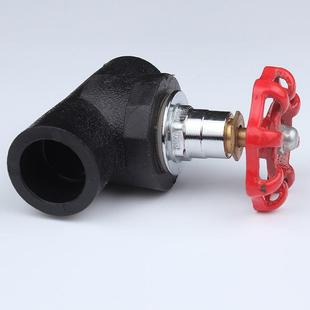 HDPE内升降式截止阀门承插热熔纯铜阀芯2025324分6分1寸止水闸阀