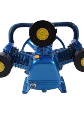 空压机机头双缸三缸气泵机头泵头0.6/80.9/81.0/8空气压缩机泵头