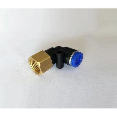 TPM朝日 L型内螺纹弯头气管接头 气动快插 PLF6-01 8-02 10-03 12