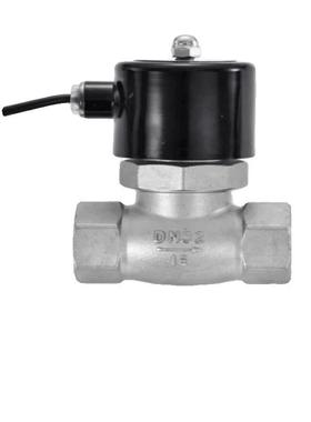 ZQDF不锈钢蒸汽丝扣电磁控制阀US耐高温AC220DC24V4分6分1寸DN32