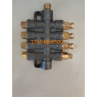 。5出口定量增压式容积式油路分配器注塑机床分油器油排润滑分配