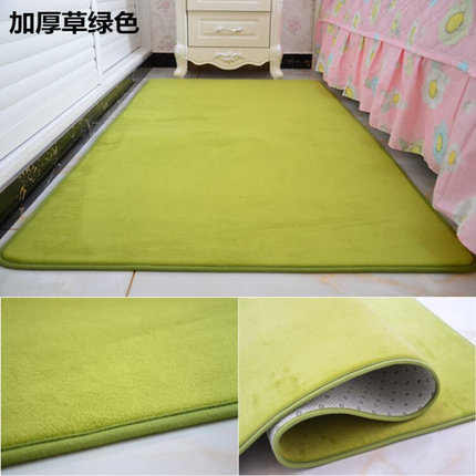 Coral fleece thickening carpet living roomT cEoffee table