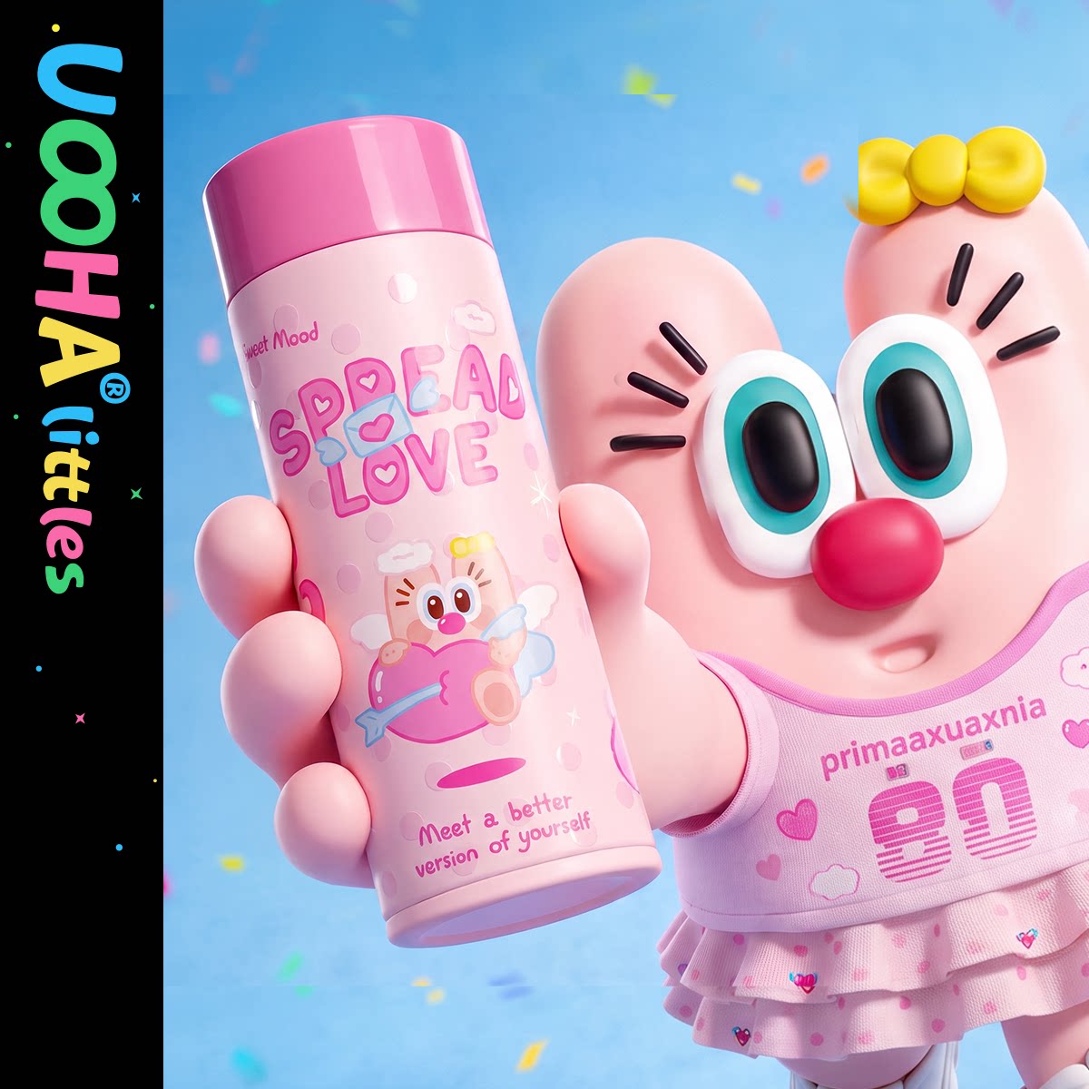 uooha简意保温杯陶瓷内胆便携图片