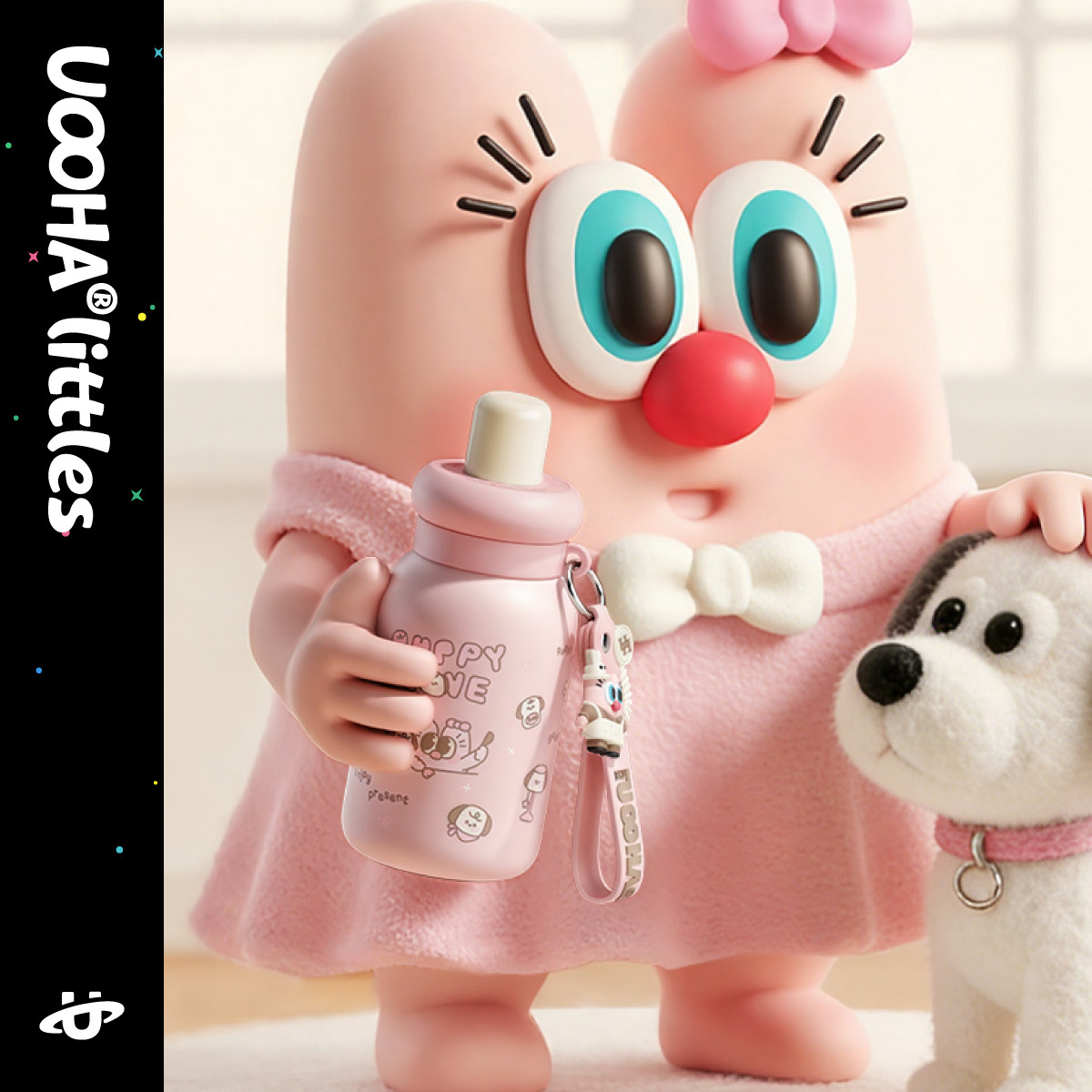 UOOHA萌宠派对保温杯可爱水杯图片