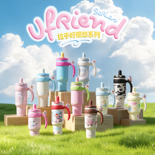 UOOHA拉手好朋悠系列冰霸杯