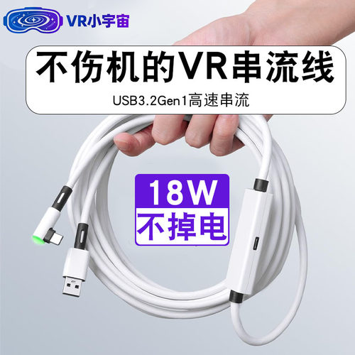 Quest3串流线pico4/neo3/4Ultra企业版充电quest3S连接PC游戏传输