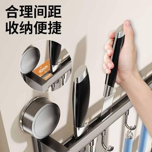 排Xp115DLS钩铲 厨房挂吸盘置一物架免打孔挂杆锅刀具体挂架壁挂式