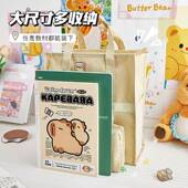 补习袋小学生卡通大量缤红作拎书容袋拆卸笔袋可女生补课业收纳手