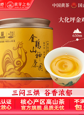 霍山黄大茶正宗核心产区金鸡凼黄大茶三闷三烘皖西黄茶大叶茶70g