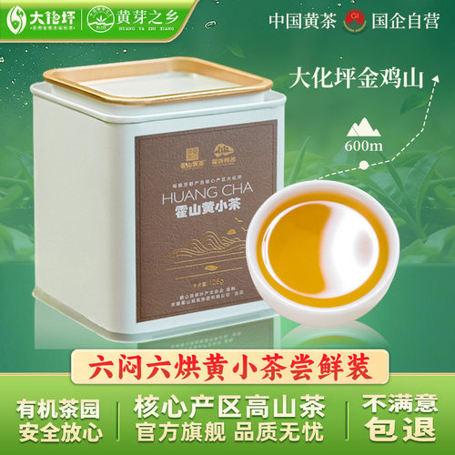 霍山黄芽特级黄小茶浓香型125g