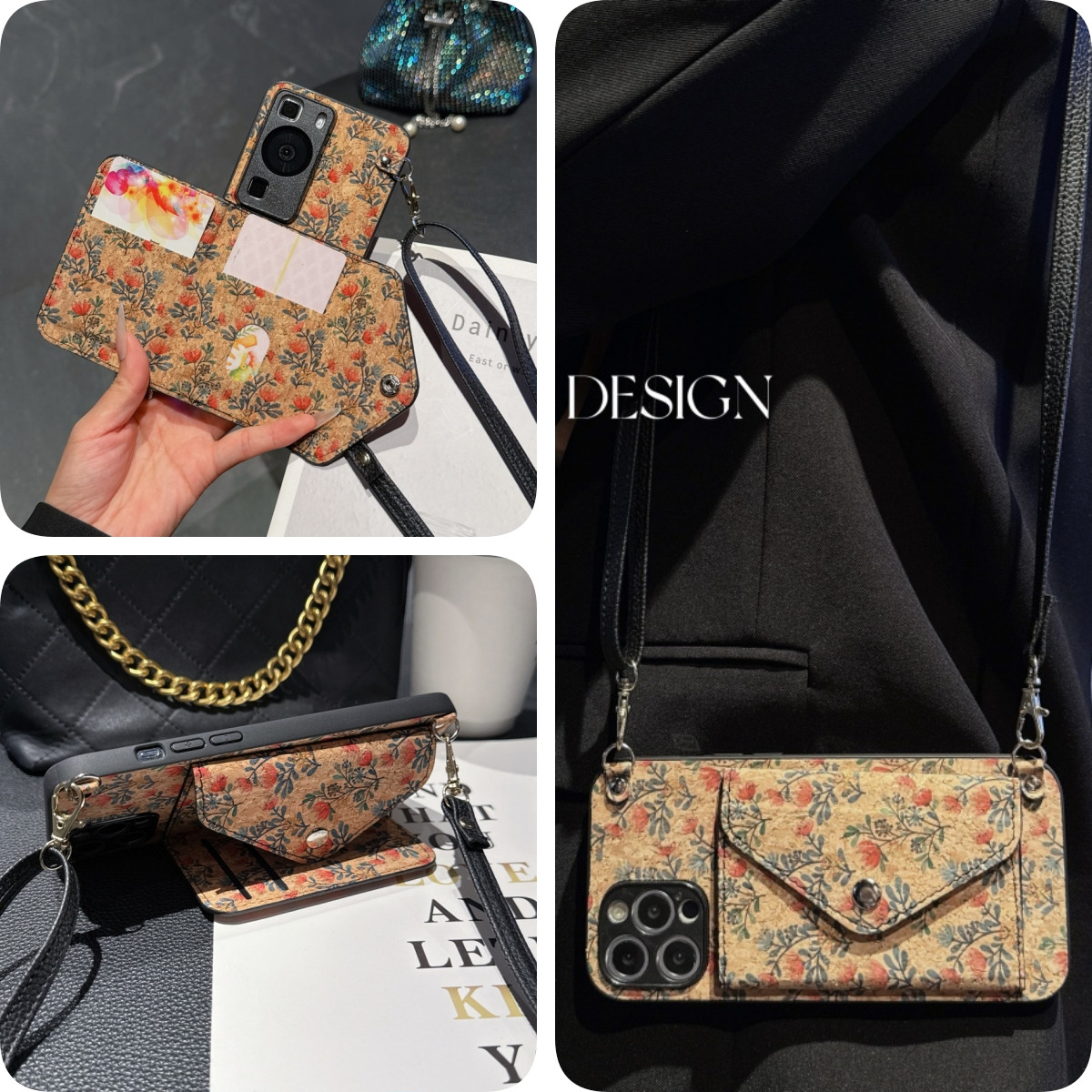 女款全包硅胶软壳时尚斜挎防摔