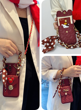 y300pro蝴蝶结零钱包vivo手机壳200适用z6斜100挎i卡g包s皮t质e硅v胶x软p壳u高9级8时7尚6新5款4女3/2/1/0