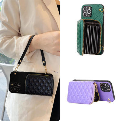 女款全包硅胶软壳时尚斜挎防摔