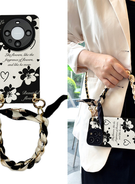 vivo斜挎x100手机壳爱心花朵pro丝巾z适y用s硅x90胶ultra软9壳plus全8包7防6摔5时4尚3小2众1女g高t级0活e力t