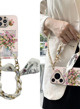 vivo斜挎x200S手机壳s19向日葵100pro适y用plus硅iqoo12胶ultra全8包7防6摔5/neo/3/4女g/z/0/t/9/2/1/mini