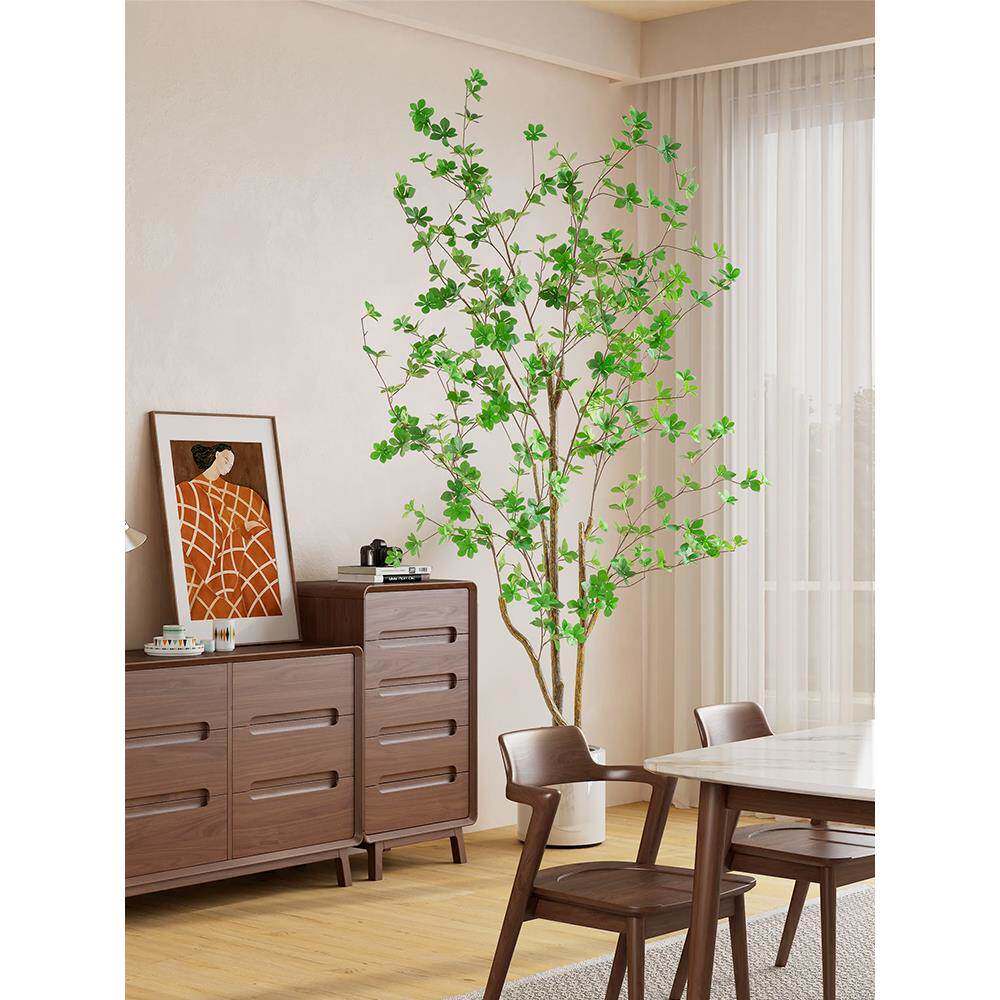 真绿植吊钟树客厅室内轻奢风格植物落地摆件盆栽假树马醉木