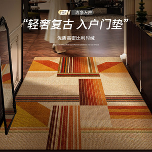 入户门垫轻奢进门玄关地毯