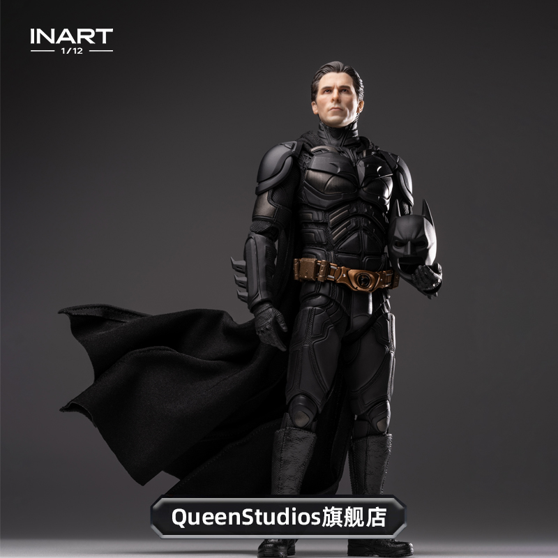 【现货】INART《黑暗骑士：崛起》蝙蝠侠1/12可动人偶&配件包