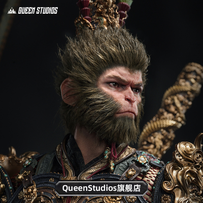 【预付款】QueenStudios黑神话：悟空天命人·大圣金甲1/3全身像
