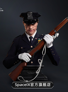 【现货】Space IX & QueenStudios官方DC小丑(警装)1/1胸像