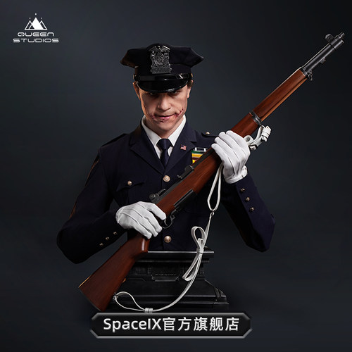 雕像胸像小丑警装摆件