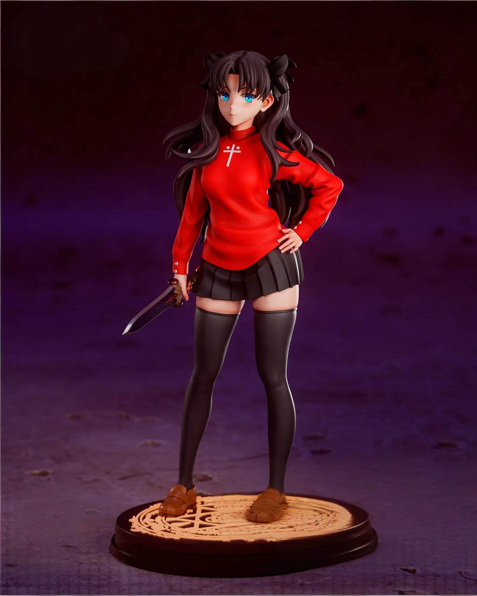 Fate/STAYSNAK命运之夜美女游戏角色10个文件STL3D打印模型手办摆