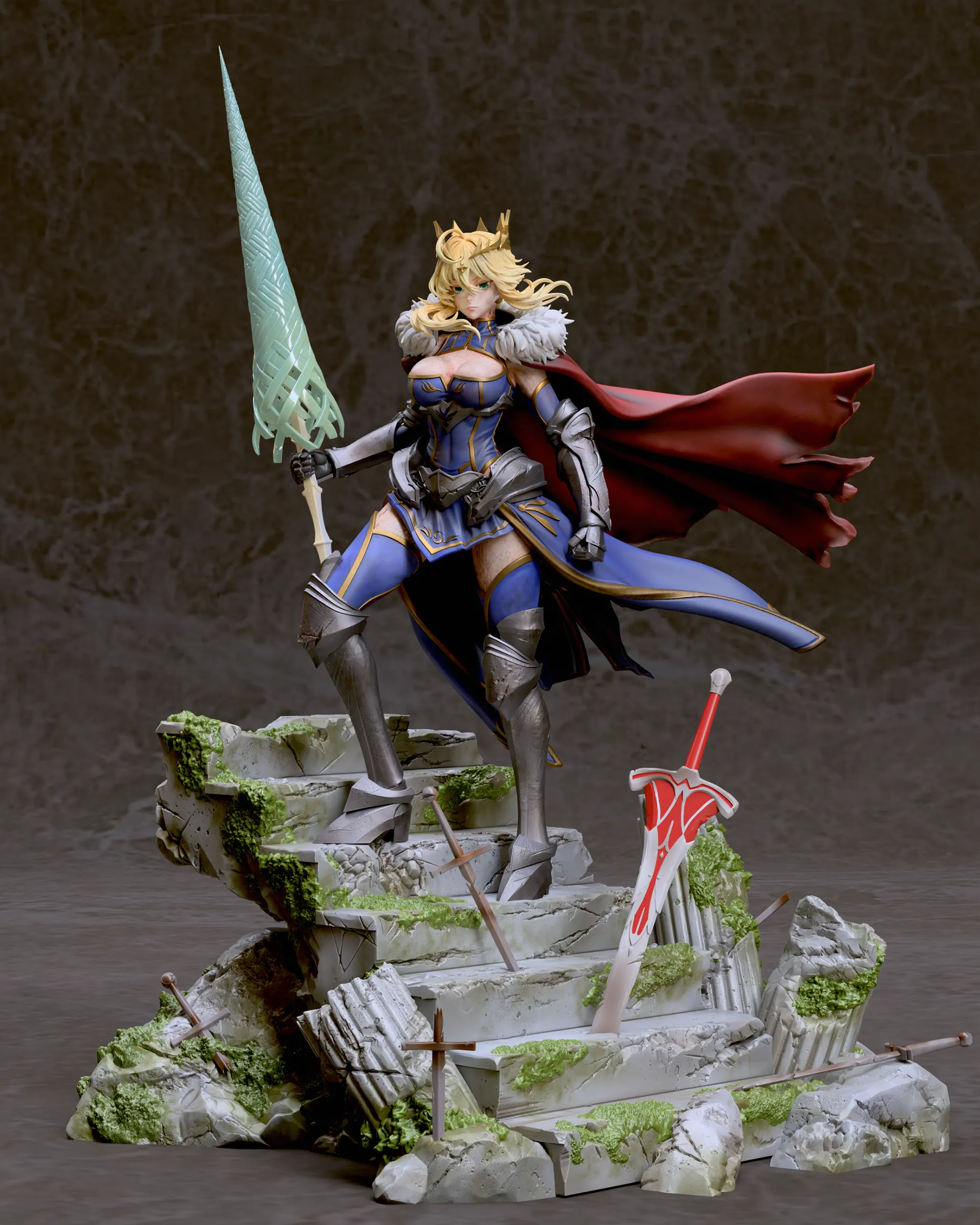 Fate/STAYSNAK阿尔托莉雅10个文件手办3D打印模型美女命运之夜