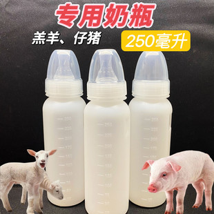 250ml加厚养殖兽用奶瓶猪羊狗专用奶瓶宠物奶瓶硅胶奶嘴奶瓶