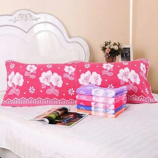 双人枕巾1.5米1.2米1.8m长款长枕巾纯棉全棉长枕头巾加长老粗布