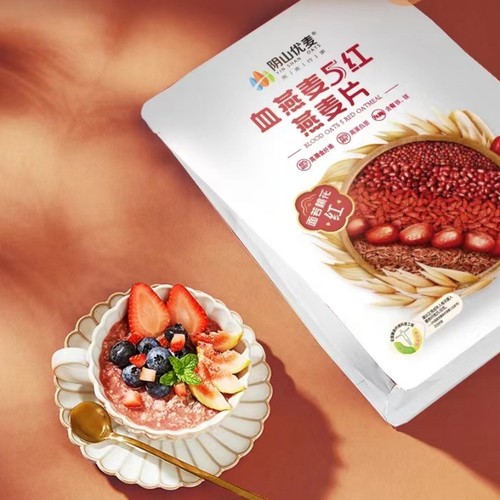 阴山优麦冲泡血燕麦5红燕麦片
