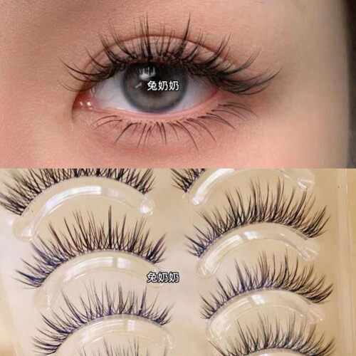 兔奶奶nn27整条假睫毛泰妆轻欧美混血纯野妆亚裔辣妹卷翘一片式正