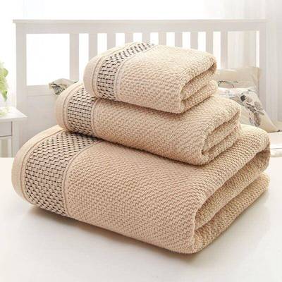 Cotton Bath Towel 3 Set Home Hotel towels 纯棉毛巾浴巾三件套