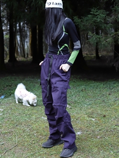 机能风户外冲锋裤 裤 宽松显瘦登山裤 伞兵工装 男女同款 2025秋冬新品