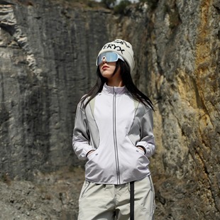 春夏反光骑行服立领拼接登山服户外防晒衣运动外套女排汗透气