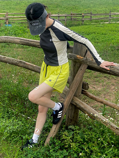 户外徒步休闲裤 夏季 健身跑步五分裤 女网球防走光速干裤 运动短裤