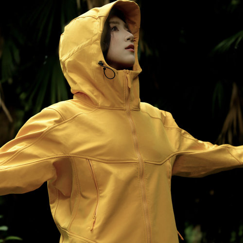 户外加绒软壳冲锋衣防风防水