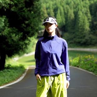 户外吸湿速半拉链长袖 t恤抗菌防晒运动上衣速干衣