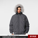 美式 毛领连帽棉服外套男秋冬新品 复古加厚派克服 Achock官方店