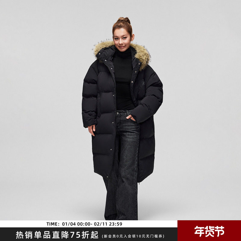 【Achock官方店】深冬重磅毛领可拆卸加厚长款过膝连帽羽绒服外套,男装,羽绒服,淘宝优惠券,粉丝福利购,淘宝优惠卷