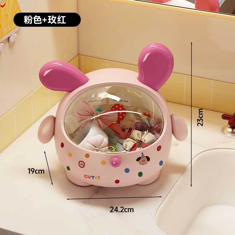 宝宝用品大容量收纳盒带盖卡通