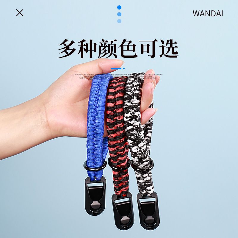 卡摄适用于相机腕带相机挂绳佳能/尼康/索尼/徕卡/松下数码相机绳编织相机手绳单反微单相机背带减压配件富士