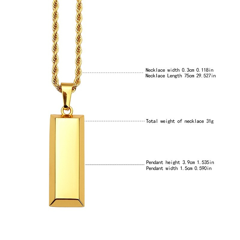 men fashion gold chain long necklace GD hiphop rapper chains