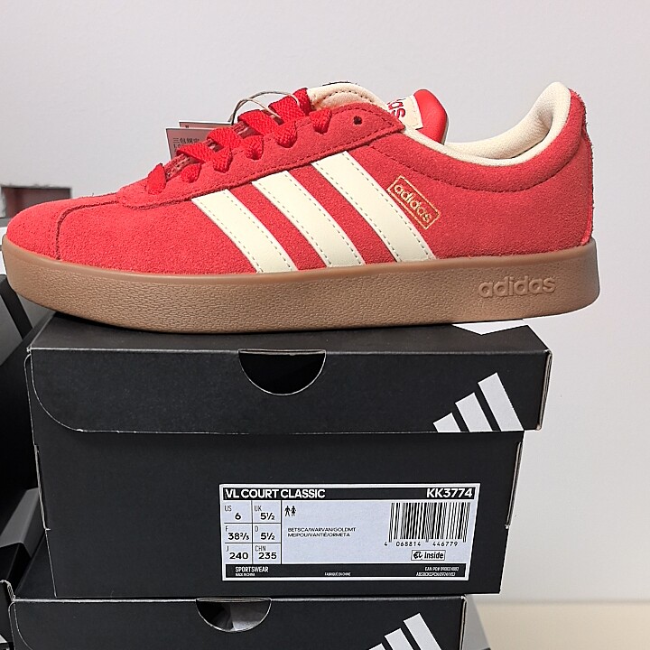 阿迪达斯adidas Court Vl CLASSIC男女休闲防滑板鞋T头鞋KK3774