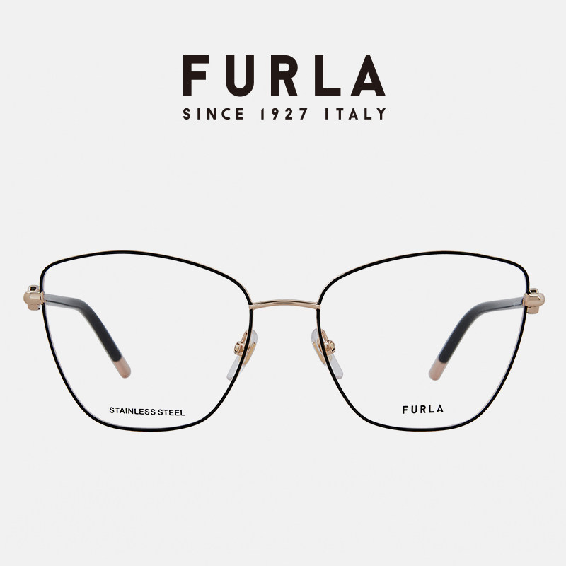 FURLA新款眼镜框女款合金全框近视镜架蝶形显瘦时尚大方素颜神器怎么样,好用不?