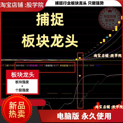 板块龙头战法捕捉题材连板涨停板块热点强度个股强度行业排名指标