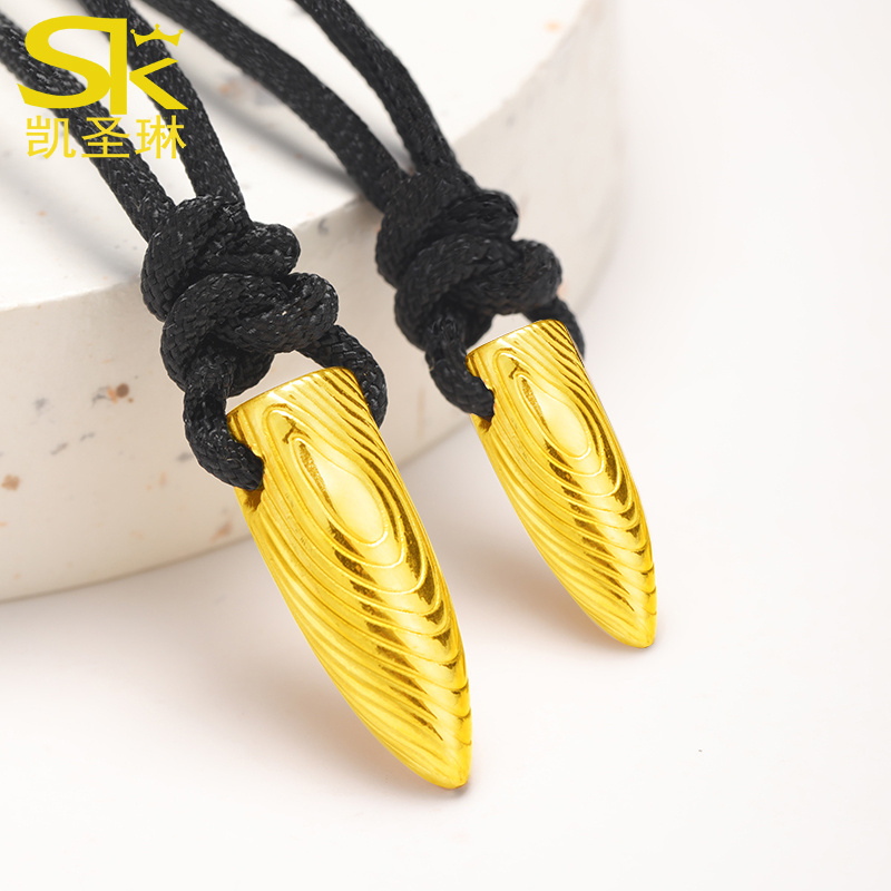 吊坠凯圣琳战狼同款足金子弹