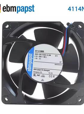 4114NHH进口ebmpapst 12038 24V 0.52A发射机变频器耐高温风扇