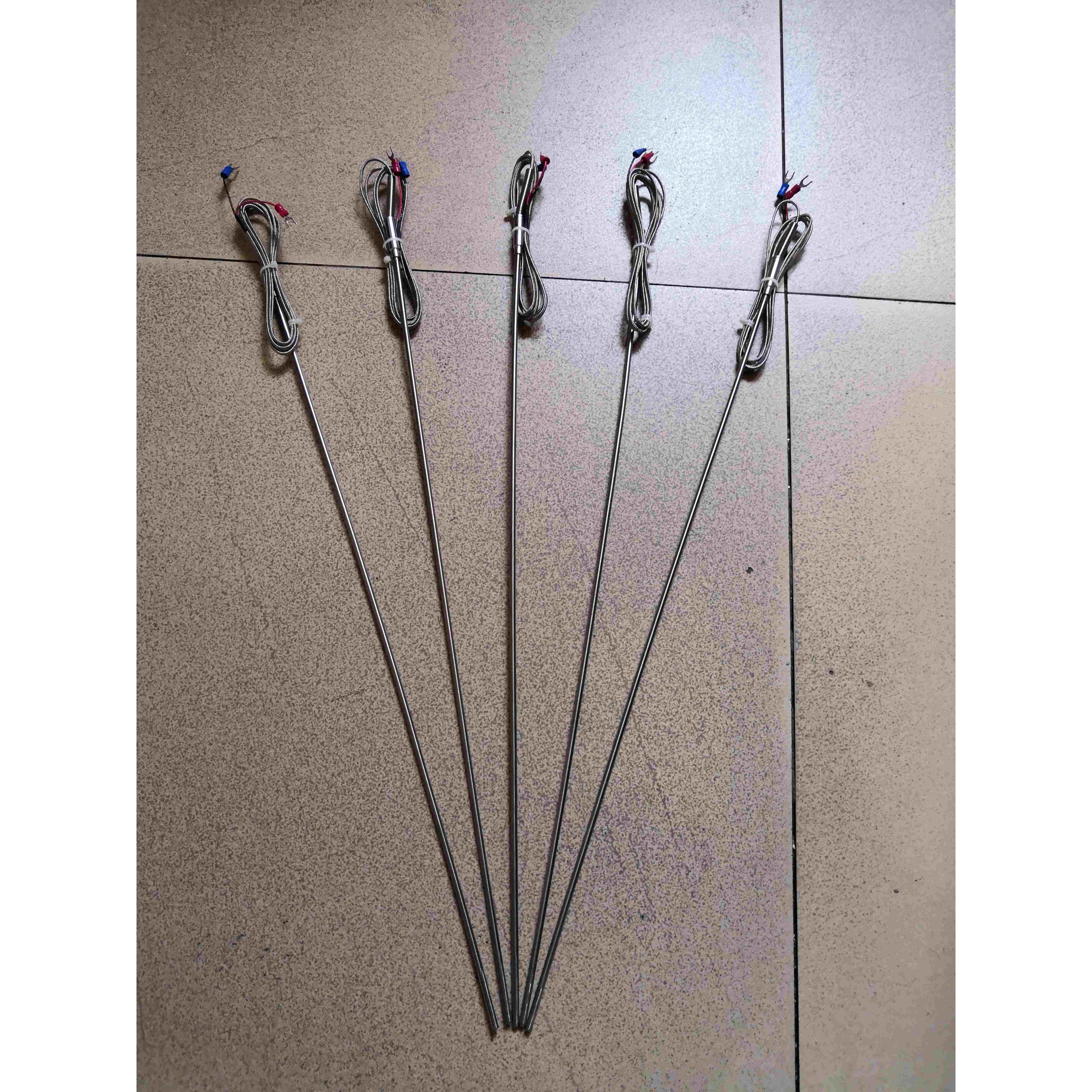 铠装热电偶.感温探头测温杆.温度传感器 WRNK--191、4*500*1500mm