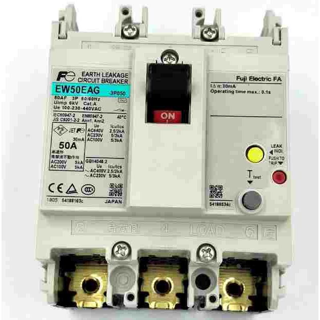 正品日本富士漏电保护断路器 Fe EW50EAG 3P 32A 40A 50A空气开关